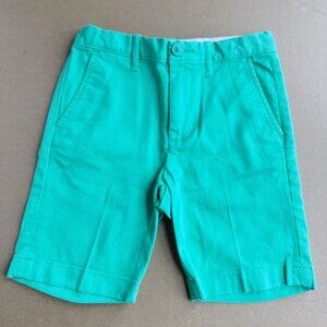 Crewcuts (J.Crew) Boys Green Chino Shorts | Size 7 | Everyday Stretch
